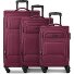  Edition 04 4 ruote Set di valigie 3 pezzi espandibile Variante burgundy