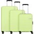  Liftoff 4 ruote Set di valigie 3 pezzi con piega di espansione Variante sunny lime