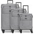 Essentials 12 THREE SET 4 ruote Set di valigie 3 pezzi con piega di espansione Variante grey2 Essentials 12 THREE SET 4 ruote Set di valigie 3 pezzi con piega di espansione Variante grey2