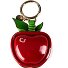  Etichetta per borsa in pelle 6 cm Variante dark scarlet