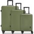  Essentials 09 3-SET 4 ruote Set di valigie 3 pezzi Variante olive