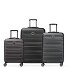 Air Armour 4 ruote Set di valigie 3 pezzi con piega di espansione Variante schwarz Air Armour 4 ruote Set di valigie 3 pezzi con piega di espansione Variante schwarz