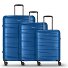  Essentials 10 3-SET 4 ruote Set di valigie 3 pezzi Variante blue-metallic 2