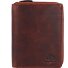  Rugged Portafoglio Protezione RFID Pelle 10 cm Variante brown