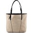  Una Borsa shopper Vera Pelle 37 cm Variante beige