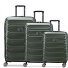 Meteor 4 ruote Set di valigie 3 pezzi con piega di espansione Variante olive Meteor 4 ruote Set di valigie 3 pezzi con piega di espansione Variante olive