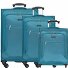  Travel Line 6400 Set di valigie a 2-4 rulli 3 pezzi. Variante petrol