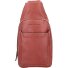  Borsa a tracolla quadrata nera in pelle 20 cm Variante tobacco