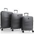  EZ Fashion 4 ruote Set di valigie 3 pezzi con piega di espansione Variante charcoal