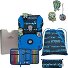  ErgoFlex Tiny Superflash Set di borse per la scuola 6 pezzi Variante Blue Robot