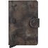  Miniwallet Custodia per carta di credito Protezione RFID Pelle 6.5 cm Variante brown