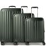  Fyrm 4 ruote Set di valigie 3 pezzi con piega di espansione Variante deep green