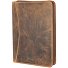  Cartella ad anelli vintage in pelle 26 cm Variante braun