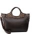  Borsa shopper Pelle 35 cm Variante moro