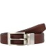  Cintura reversibile in pelle Variante xchocolate | 90 cm
