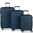 Seattle 4 ruote Set di valigie 3 pezzi Variante dunkelblau  Seattle 4 ruote Set di valigie 3 pezzi Variante dunkelblau