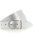  Cintura Pelle Variante silver | 85 cm
