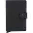  Miniwallet Custodia per carta di credito Protezione RFID Pelle 6.5 cm Variante black & blue
