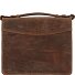  Cartella ad anelli vintage in pelle 34 cm Variante braun