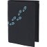  New Cryptan Portafoglio Protezione RFID 10 cm Variante schwarz-footsteps 2.0 cyan