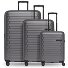 Collection 04 THE THREE SET + 4 ruote Set di valigie 3 pezzi con piega di espansione Variante anthracite-metallic Collection 04 THE THREE SET + 4 ruote Set di valigie 3 pezzi con piega di espansione Variante anthracite-metallic