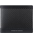  Portafoglio in carbonio RFID in pelle 11 cm Variante black