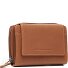  Orveta Portafoglio Protezione RFID Vera Pelle 13 cm Variante cognac