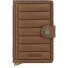 Miniwallet Custodia per carta di credito Protezione RFID Pelle 6.5 cm Variante cognac Miniwallet Custodia per carta di credito Protezione RFID Pelle 6.5 cm Variante cognac