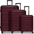 Essentials 11 4 ruote Set di valigie 3 pezzi con piega di espansione Variante burgundy  Essentials 11 4 ruote Set di valigie 3 pezzi con piega di espansione Variante burgundy