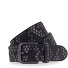Cintura con borchie in pelle Variante schwarz | 100 cm Cintura con borchie in pelle Variante schwarz | 100 cm