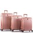 Xtrak 4 ruote Set di valigie 3 pezzi con piega di espansione Variante rose gold
