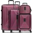  Set di valigie a 4 ruote Essentials14 Beautycase 4pcs con scomparto per laptop pieghevole ad espansione Variante aubergine metallic