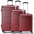  5583 4 ruote Set di valigie 3 pezzi Variante granatrot