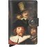  Art Custodia per carte di credito RFID in pelle 6 cm Variante art night watch
