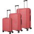 Mooby 4 ruote Set di valigie 3 pezzi Variante rot