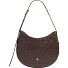  Hispani Borsa a spalla Vera Pelle 32 cm Variante coffee brown