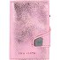 Custodia per carte di credito RFID in pelle 6,5 cm Variante rosé-silver Custodia per carte di credito RFID in pelle 6,5 cm Variante rosé-silver