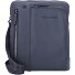 Borsa a tracolla quadrata nera in pelle 24 cm Variante blue4 Borsa a tracolla quadrata nera in pelle 24 cm Variante blue4