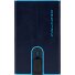  Black Square Custodia per carta di credito Protezione RFID Pelle 6 cm Variante night blue