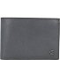 Portafoglio quadrato nero RFID in pelle 12,5 cm Variante blue4 Portafoglio quadrato nero RFID in pelle 12,5 cm Variante blue4