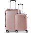  5330 4 ruote Set di valigie 2 pezzi Variante rosa