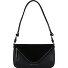  Hardware Mini Borsa Borsa a tracolla Pelle 18 cm con piega di espansione Variante black-nickel