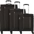  Blazing Ride 4 ruote Set di valigie 3 pezzi con piega di espansione Variante black-grey