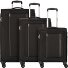  Blazing Ride 4 ruote Set di valigie 3 pezzi con piega di espansione Variante black-grey