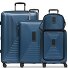  Set di valigie a 4 ruote Essentials14 Beautycase 4pcs con scomparto per laptop pieghevole ad espansione Variante dark blue metallic