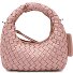  Greta Micro weave Borsetta Pelle 20 cm Variante rose quartz