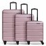  Munich 4.0 Set di valigie a 4 ruote, 3 pezzi con piega elastica Variante shiny rose shiny