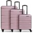  Munich 4.0 Set di valigie a 4 ruote, 3 pezzi con piega elastica Variante shiny rose shiny