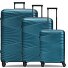 Collection 02 THE THREE SET 4 ruote Set di valigie 3 pezzi Variante turquoise metallic 2 Collection 02 THE THREE SET 4 ruote Set di valigie 3 pezzi Variante turquoise metallic 2