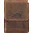  Portasigarette vintage in pelle 7,5 cm Variante braun